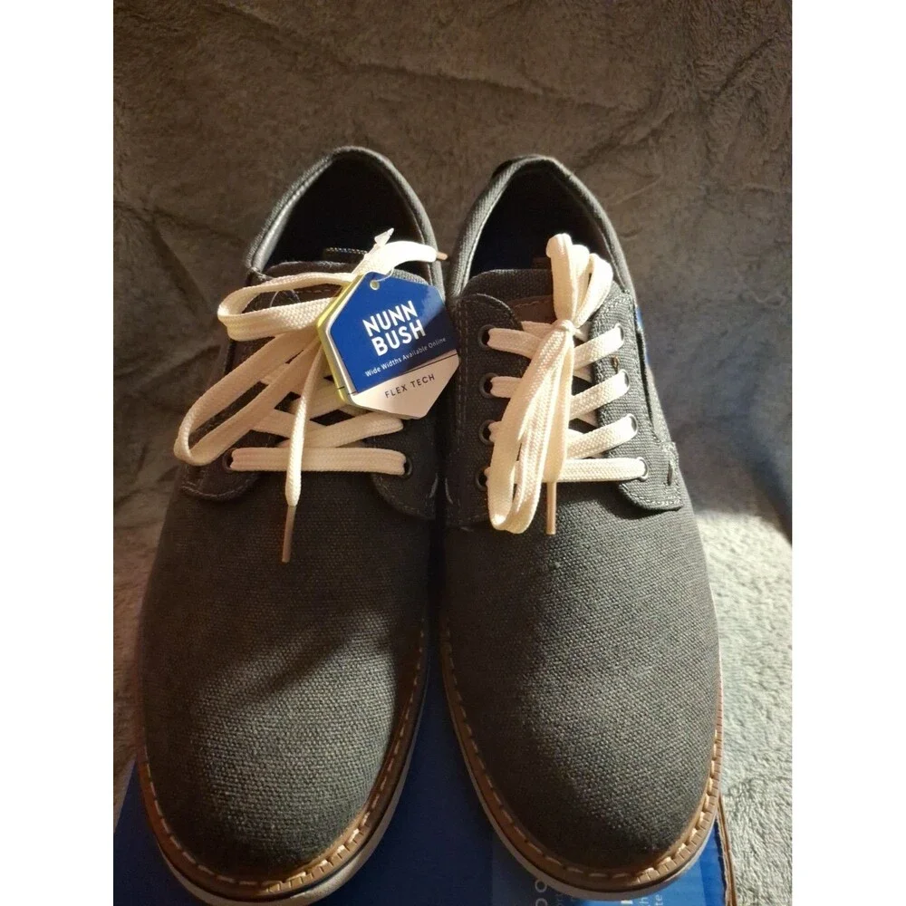 Nunn Bush Shoes Mens Size 8 Gunmetel/Gris New Haven Lace Up Oxford *NWT*
